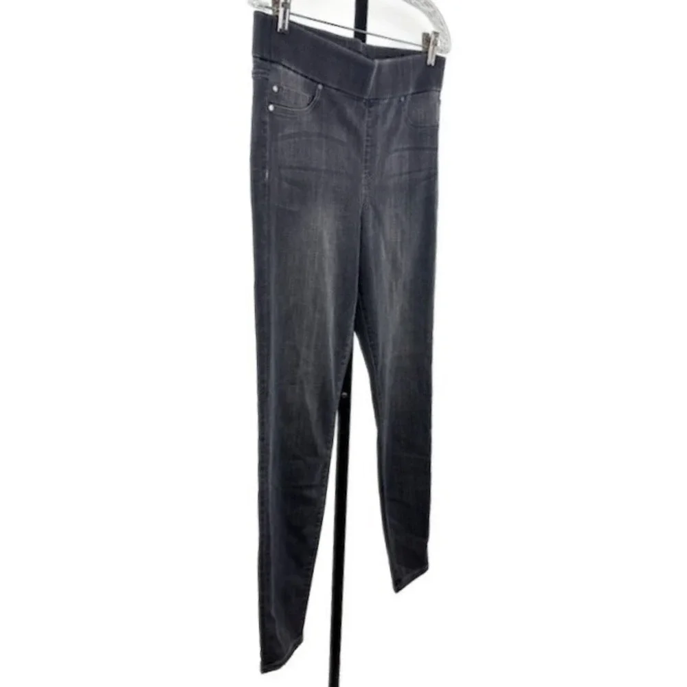 Liverpool The Skinny Gray Denim Jeans Leggings Elastic Waist Women's Size‎ 10 30
